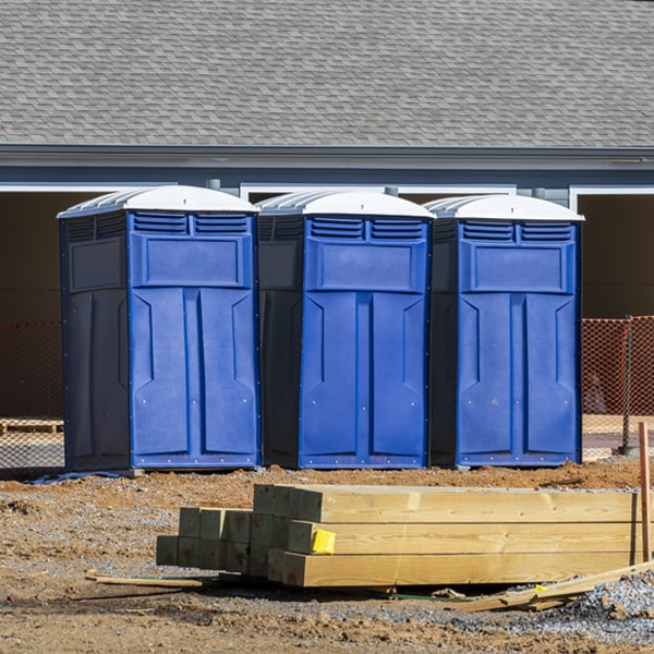 what is the cost difference between standard and deluxe portable restroom rentals in New Lothrop MI